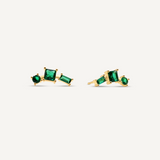 Cora Emerald Studs