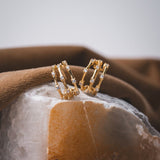Gale Crystal Hoops