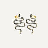 Nagini Bold Black Onyx Studs