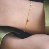 Adaline "O" Initial Bracelet