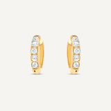 Gia Studded Hoops