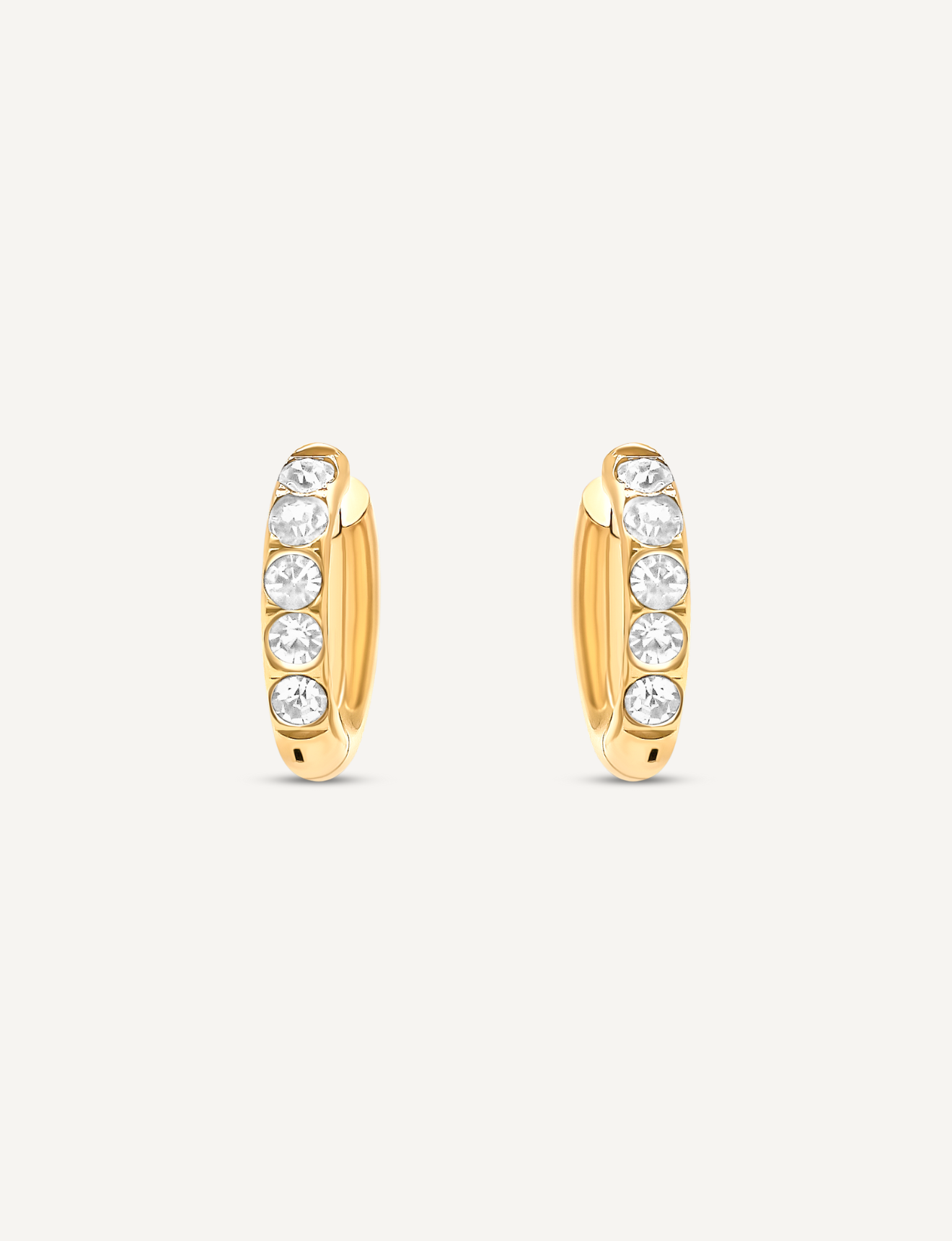 Gia Studded Hoops
