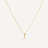 Evergreen "J" Initial Necklace