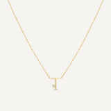 Evergreen "T" Initial Necklace