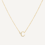 Evergreen "C" Initial Necklace