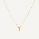 Evergreen "I" Initial Necklace