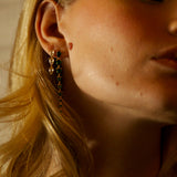 Natalie Three Crystal Earrings