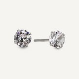 Paragon Crystal Studs - Silver