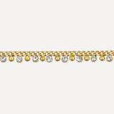 Solara Bead & Bezel Chain Necklace