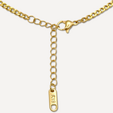 Solara Bead & Bezel Chain Necklace