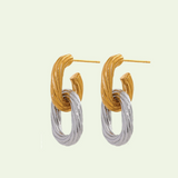 Lennox Two Link Drop Earrings