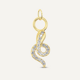 Snake CZ Charm