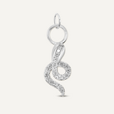 Snake CZ Charm