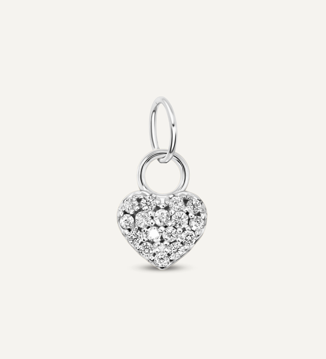 Pavé Heart Charm