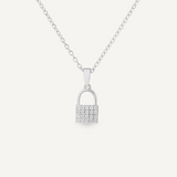Crystal Lock Necklace