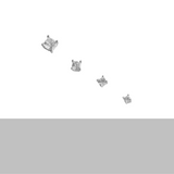 Paragon Crystal Studs 4mm
